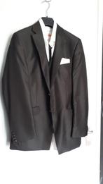 Compleet donkerbruin trouw pak van Masterhand ZGAN (S), Masterhand, Bruin, Ophalen of Verzenden, Zo goed als nieuw