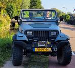 Jeep Wrangler YJ 2.5i, 1992, 46347 km., Auto's, Jeep, Stof, Zwart, 4 cilinders, Cabriolet