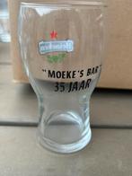 Moeke’s bar 35 jaar Heineken dubbeldruk glas, Verzamelen, Ophalen, Nieuw, Glas of Glazen, Heineken