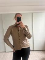 PMU leather taupe blouse maat L nieuw, Kleding | Dames, Ophalen of Verzenden, Zo goed als nieuw, Maat 38/40 (M), Bruin