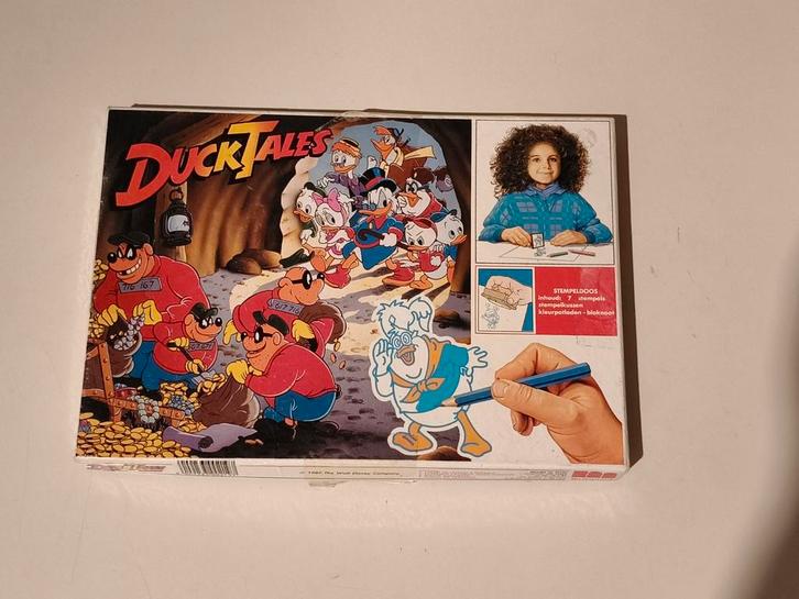 DuckTales Stempelset - Vintage uit 1987!, Verzamelen, Disney, Gebruikt, Ophalen of Verzenden