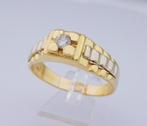 Grote 18 karaat Gouden Rolex-Ring Ring 0.25crt Diamant M24, Sieraden, Tassen en Uiterlijk, Ringen, Nieuw, Ophalen of Verzenden