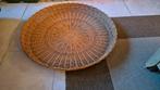 Gevlochten Pitriet Mand 76 x  8 hoog & Mandje, Gebruikt, Mand, Rond, Ophalen of Verzenden
