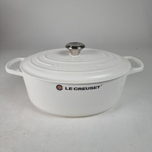 Le Creuset Signature ovale braadpan 31 cm Katoen mat, Huis en Inrichting, Keuken | Potten en Pannen, Nieuw, Koekenpan of Braadpan