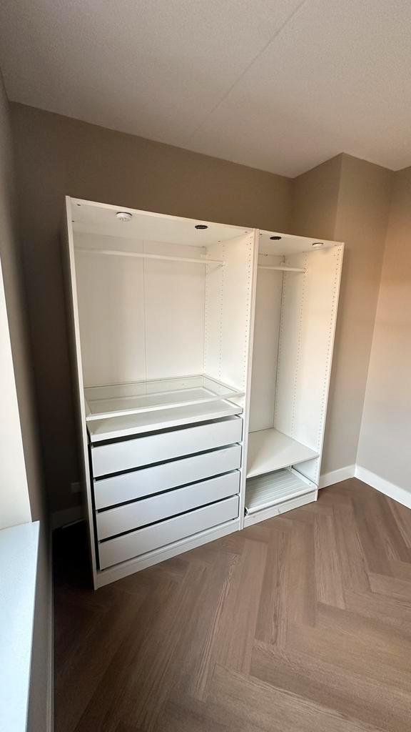 Ikea Pax kast wit (compleet), Huis en Inrichting, Kasten | Kledingkasten, Gebruikt, 200 cm of meer, 150 tot 200 cm, 50 tot 75 cm