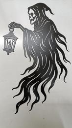 Halloween Decoratie Magere Hein met lamp, Ophalen of Verzenden, Nieuw, Versiering, Halloween of Griezel
