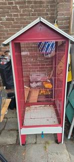 Kooi, Dieren en Toebehoren, Knaagdieren en Konijnen | Hokken en Kooien, Kooi, Zo goed als nieuw, 75 tot 110 cm, Ophalen