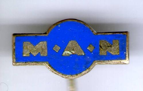 M.A.N. blauw email op zilverkl vrachtwagen speldje ( E_036 ), Verzamelen, Speldjes, Pins en Buttons, Zo goed als nieuw, Speldje of Pin