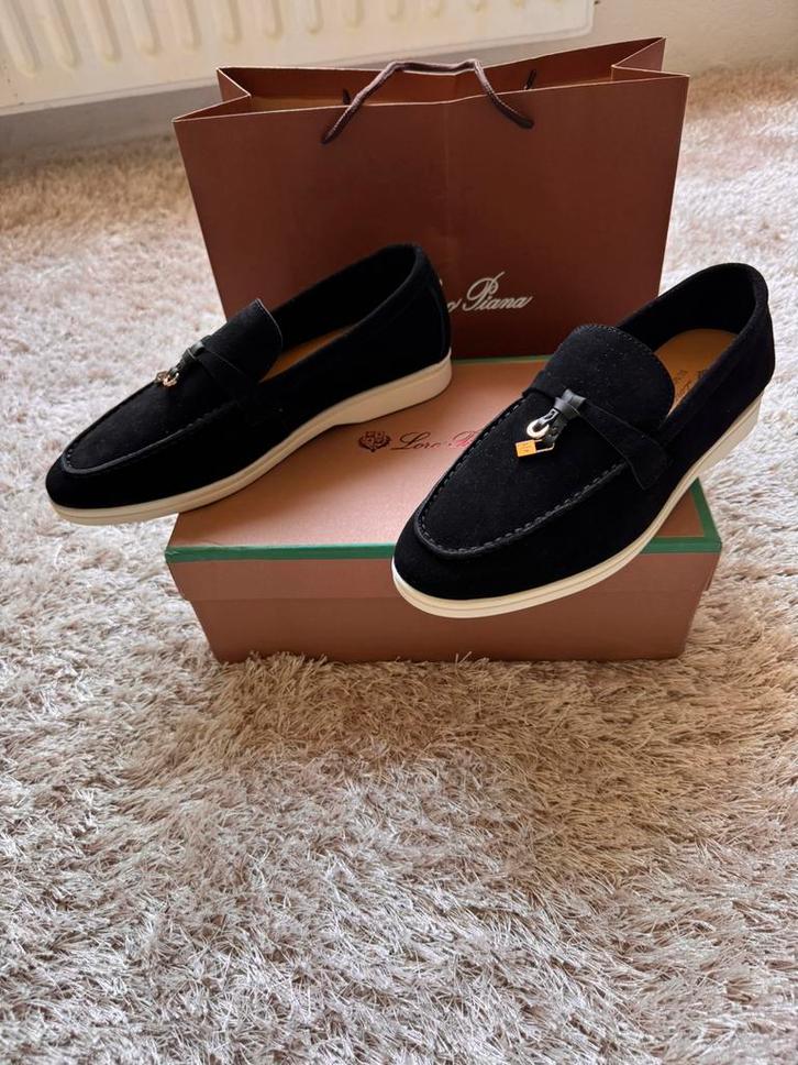 Loro Piana Zwarte Schoenen Maat 39, Kleding | Heren, Schoenen, Zo goed als nieuw, Loafers, Zwart, Ophalen of Verzenden