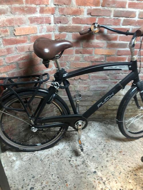 Herenfiets zwart Puch, Fietsen en Brommers, Fietsen | Heren | Herenfietsen, Gebruikt, Overige merken, 65 cm of meer, Ophalen