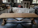 Mooie grote oude landelijke kloostertafel, Huis en Inrichting, Tafels | Eettafels, Ophalen, Gebruikt, Vijf personen of meer, Landelijke