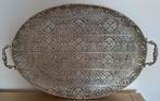 Zilverkleurig dienblad - 59x39 cm - Velserbroek, Ophalen of Verzenden