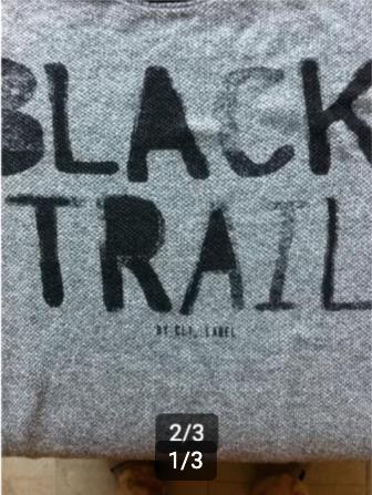 Heren trui black trail grijs mt L, Maat 52/54 (L), Ophalen of Verzenden, Zo goed als nieuw, Black trail