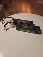 2x Gens ace bashing 3s lipo accu 8000mah 100c, Hobby en Vrije tijd, Gebruikt, Onderdeel, RTR (Ready to Run), Overige schalen