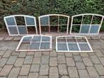 5 mooie oude gietijzeren stalramen., Doe-het-zelf en Verbouw, Glas en Ramen, Ophalen of Verzenden, Gebruikt, Minder dan 80 cm