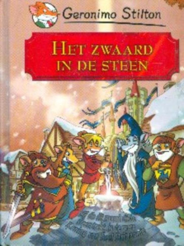 Het zwaard in de steen. Geronimo Stilton NR0667, Boeken, Kinderboeken | Jeugd | 10 tot 12 jaar, Gelezen, Verzenden