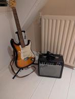 Squier Stratocaster met Fender versterker, Muziek en Instrumenten, Ophalen, Zo goed als nieuw, Overige merken, Met versterker