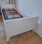 GRATIS Wit houten bed 200 cm x 90 cm., Ophalen, Gebruikt, 90 cm, Eenpersoons