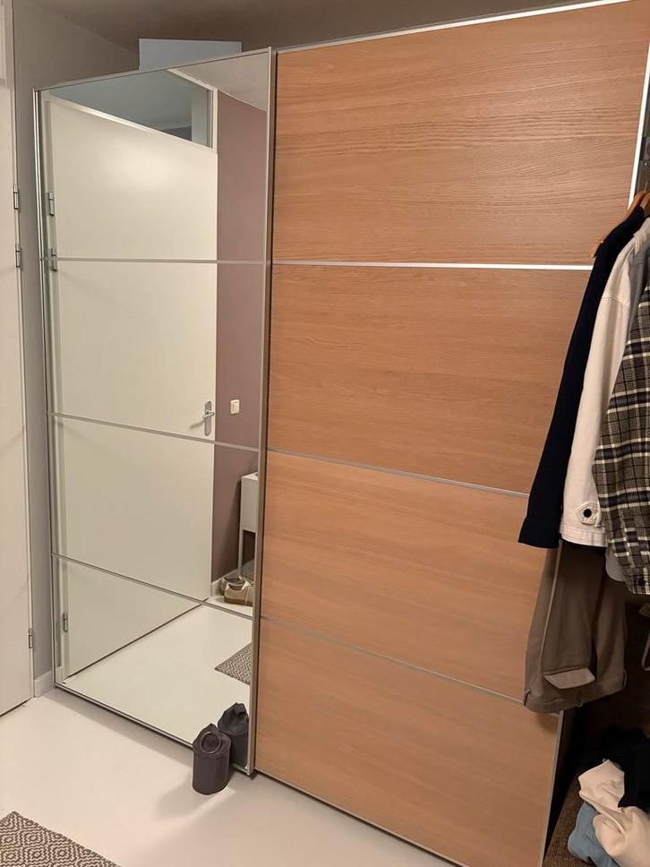 Ikea Schuifdeuren 200x236cm, Huis en Inrichting, Kasten | Kledingkasten, Zo goed als nieuw, 200 cm of meer, 150 tot 200 cm, Minder dan 25 cm