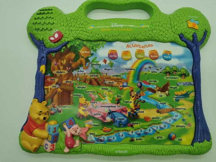 VTECH leerbord (Winnie de poeh in het bos), Kinderen en Baby's, Speelgoed | Vtech, Zo goed als nieuw, Ophalen of Verzenden