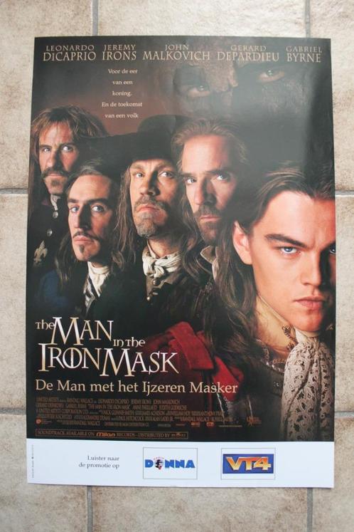 filmaffiche The Man In The Iron Mask 1998 filmposter, Verzamelen, Posters, Zo goed als nieuw, Film en Tv, A1 t/m A3, Rechthoekig Staand