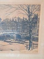 Ets Leidsegracht Amsterdam Cornelis Brandenburg, Ophalen