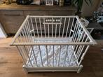 Witte inklapbare box, Kinderen en Baby's, Boxen, Ophalen, Gebruikt, Rechthoekig, Boxkleed
