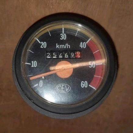 CEV kilometerteller Tomos At50,Atx, Fietsen en Brommers, Brommeronderdelen | Oldtimers, Gebruikt, Overige merken, Overige typen