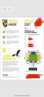 Gratis onder 16 kaartje Vitesse - Fortuna Sittard, Tickets en Kaartjes, Sport | Overige, Eén persoon