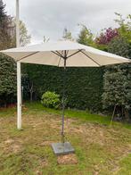 Parasol met voet, Tuin en Terras, Gebruikt, Ophalen of Verzenden