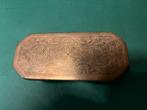 Antieke koperen betelnoot doos, Ophalen of Verzenden