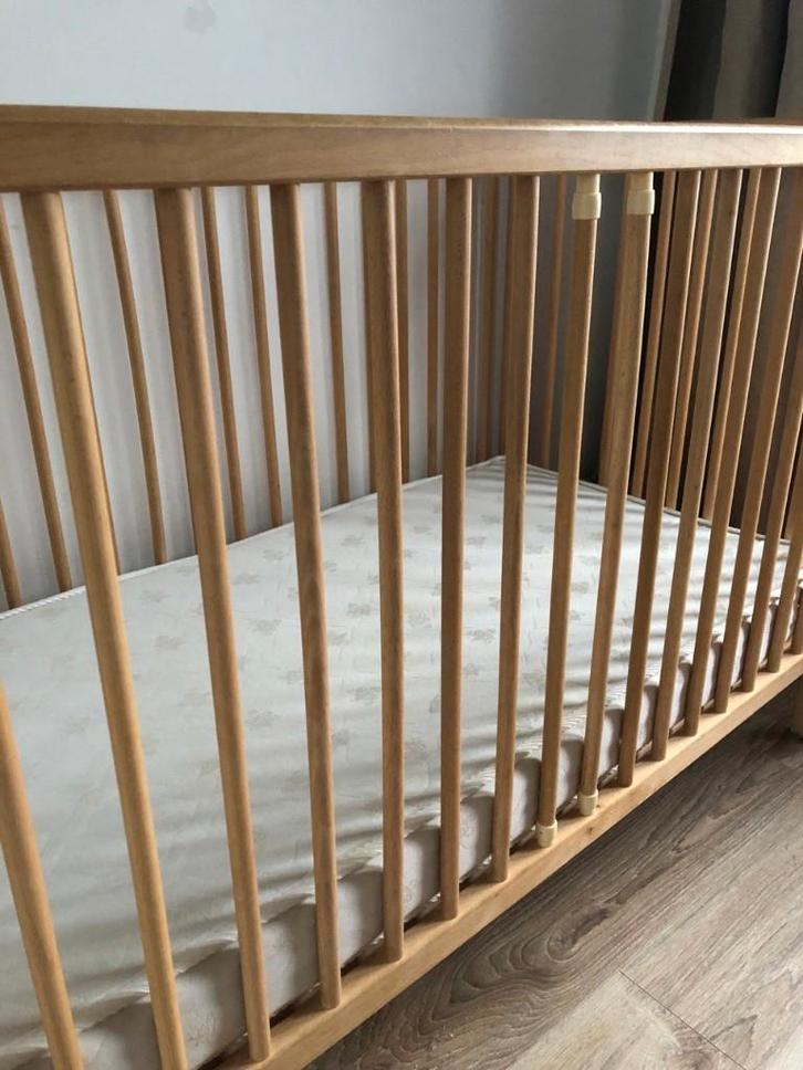 Pinolino houten ledikant bed set deken kussen lakens, Kinderen en Baby's, Babywiegjes en Ledikanten, Gebruikt, Ledikant, Ophalen