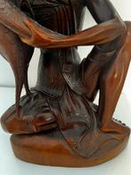 Balinees Houten Beeld - Handgesneden Kunst, Ophalen of Verzenden