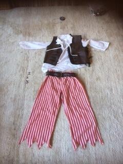 piratenpak kind, Ophalen, Zo goed als nieuw, 134 t/m 140, Jongen of Meisje