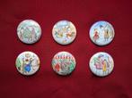 Kerst:  6 Enamels Schildjes Crummles England, Ophalen of Verzenden, Zo goed als nieuw