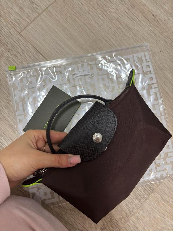 Longchamp Le Pliage  - Nieuwstaat!, Sieraden, Tassen en Uiterlijk, Tassen | Damestassen, Nieuw, Handtas, Groen, Ophalen of Verzenden