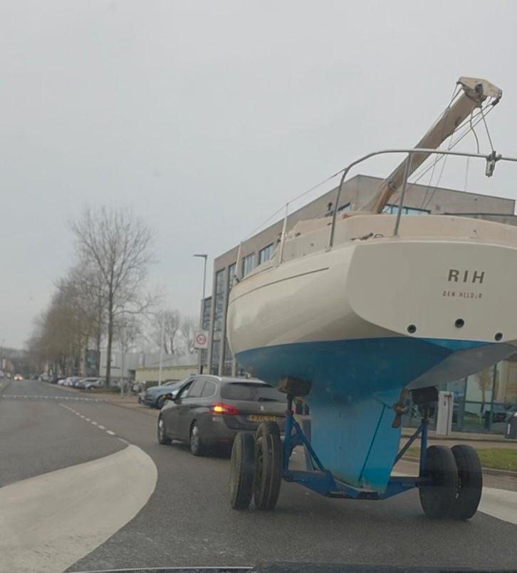 🚛⚓ ZWARE STALLINGSTRAILER / WERFTRAILER – TANDEMAS 8T, Watersport en Boten, Bootonderdelen, Gebruikt, Overige typen, Zeilboot