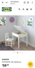 Ikea sundvik schoolbankje kindertafel, Kinderen en Baby's, Kinderkamer | Tafels en Stoelen, Ophalen, Gebruikt, Tafel(s)
