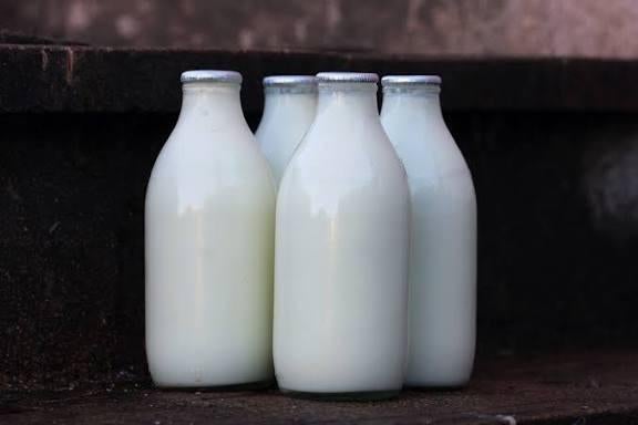 Boerderij melk, tot aan je deur bezorgd in Stad, Verzenden