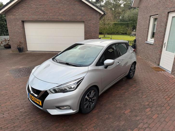 Nissan Micra 1.0 Ig-t 100pk 2019 Grijs, Auto's, Nissan, Bedrijf, Micra, Benzine, Hatchback, Handgeschakeld, Origineel Nederlands