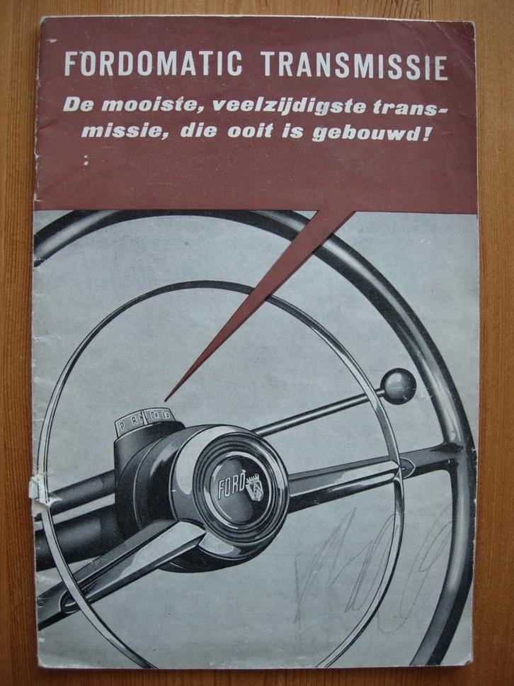 Ford Fordomatic Transmissie Brochure 1953, Boeken, Auto's | Folders en Tijdschriften, Gelezen, Ford, Ophalen