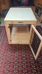 Houten Honden bench, 65 tot 100 cm, Hondenhok, Ophalen of Verzenden, Zo goed als nieuw