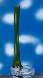 Vaas. Solifleur vaas. Glas. Verzwaarde voet. 26 cm., Ophalen, Overige kleuren, Minder dan 50 cm, Glas