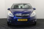 Opel Corsa 1.4-16V Cosmo (bj 2007), Voorwielaandrijving, Gebruikt, 4 cilinders, Blauw