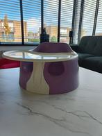 Paarse Bumbo Seat met tafeltje, Ophalen, Gebruikt