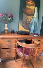 Art deco bureau met stoel, Ophalen, Gebruikt