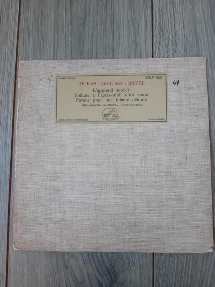 LP Dukas, Debussy, Ravel - L'apprenti sorcier, Cd's en Dvd's, Vinyl | Klassiek, Gebruikt, Modernisme tot heden, Orkest of Ballet