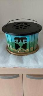 Houten stoof beschilderd met schuifje, Antiek en Kunst, Antiek | Woonaccessoires, Ophalen of Verzenden