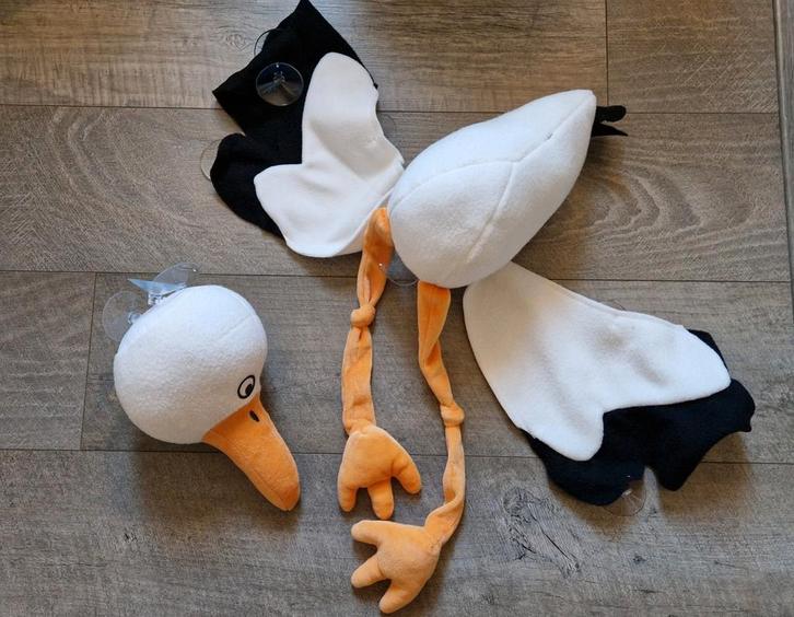 Ooievaar voor aan het raam, Kinderen en Baby's, Kraamcadeaus en Geboorteborden, Gebruikt, Ophalen