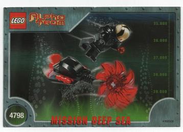 lego 4798-1 lego AlphaTeam mission deep sea Evil Ogel Attack